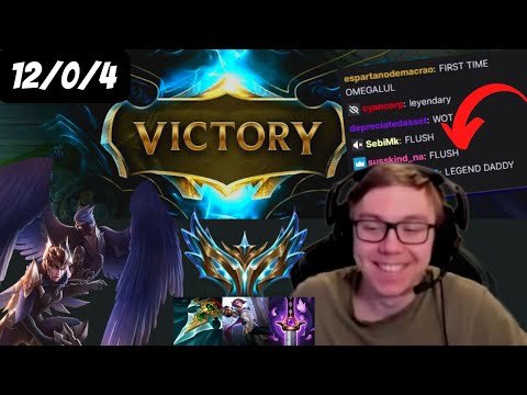 THEBAUSFFS Quinn GOD Top Carry [ Quinn vs Fiora ] Quinn 12.19 Gameplay
