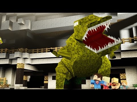 Minecraft Parody - JURASSIC PARK! - (Minecraft Animation)