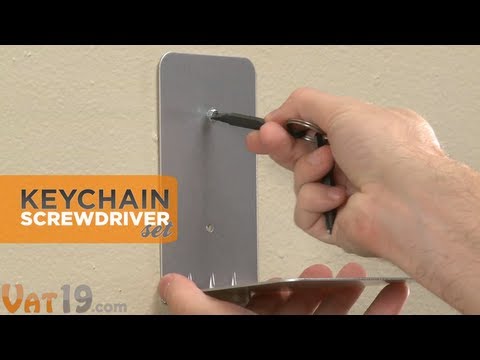 Keychain Screwdriver Set
