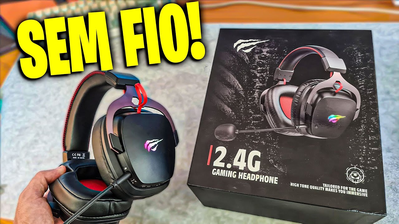 Finalmente um headset SEM FIO e BARATO - Havit H2015G