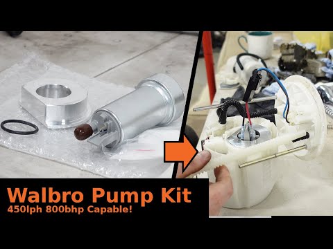 Walbro 450lph Fuel Pump Upgrade Evo X!