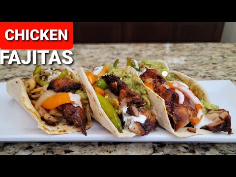 Easy Chicken Fajita Recipe How To Make Chicken Fajita - Grilled Chicken