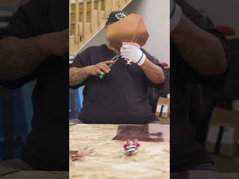 Making Copper Dragon Scale Shingles By Hand