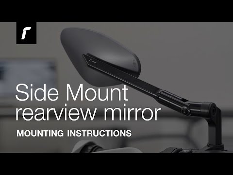 Side Mount rearview mirror mounting instructions