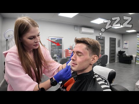 ASMR Barber Anastasia – A Very Relaxing Full Service