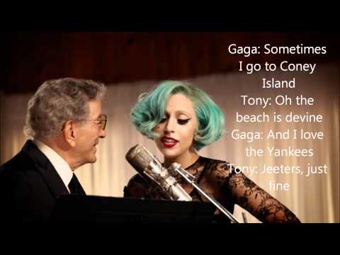 Tony Bennett and Lady Gaga The Lady Is A Tramp lyrics