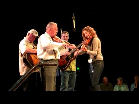 Hughie Smith and Martha - 2012 National Oldtime Fiddlers Contest - Twin Fiddle