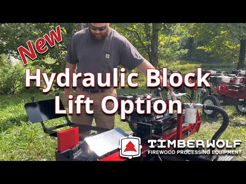 NEW Hydraulic Block Lift Option for the TW-2 #logsplitter