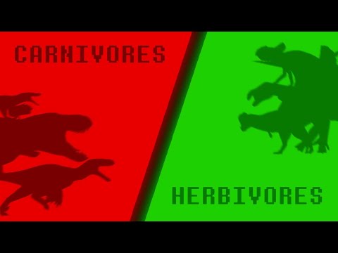 Carnivores VS Herbivores: Dinosaurs (StickNodes Pro Animation)