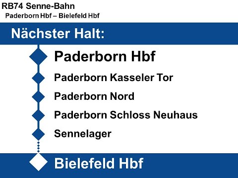 [NWB] Ansagen RB74 Paderborn - Bielefeld