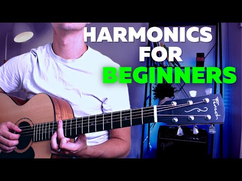 How to Play Harmonics on Acoustic Guitar for Beginners | Harmonics Guitar Lesson