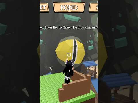 Getting The "Secret" Egg From Kraken in Own A Fishpond #ownafishpond #kraken #robloxedit #roblox