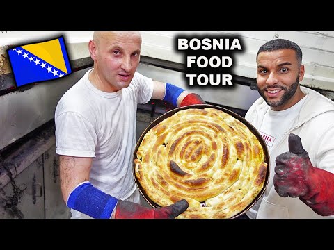 stramme BOSNIEN 🇧🇦 FOOD TOUR! (Cevapcici,Burek,Baklava)
