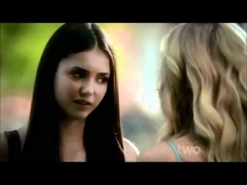 3x04 Caroline & Elena are talking about her feelings for Damon Vampire Diaries