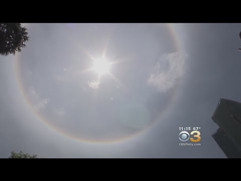 Rare Sun Halo Appears In Mexico City