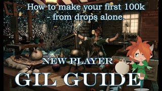 FFXIV - How to make gil as a new player - Low level mob drops that sells - Low level gilmaking strat