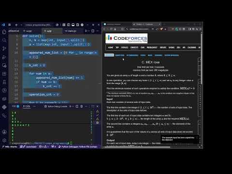 Python Codeforces Coding Challenges 260719