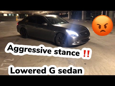 INFINITI G37 GETS LOWERED‼︎( EIBACH LOWERING SPRINGS )