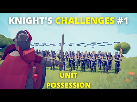 KNIGHT vs 50x SQUIRES! TABS | Knight's Challenges #1