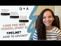 Letters of Recommendation for Medical School Pt. 2 // timeline, how to upload, & Q+A!