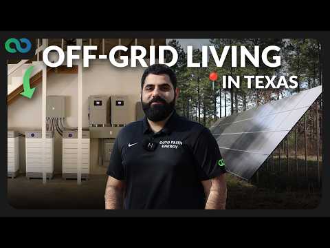 Off Grid Solar & Battery Set Up