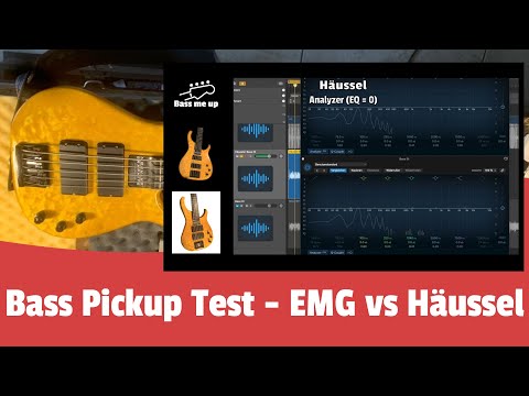 Bass Pickup Test EMG vs Häussel