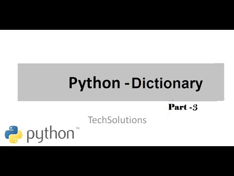 17cs664python Module 3part 2 Dictionary