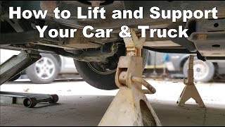 How to Lift A Car with a Jack on Jack Stands (Lift a Chevy, Honda, Toyota, Subaru)
