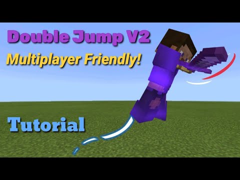 D' henry PH - Double Jump V2 for multiplayer in Minecraft PE (Command Block Tutorial)