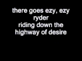 Jimi Hendrix Easy Rider Lyrics 
