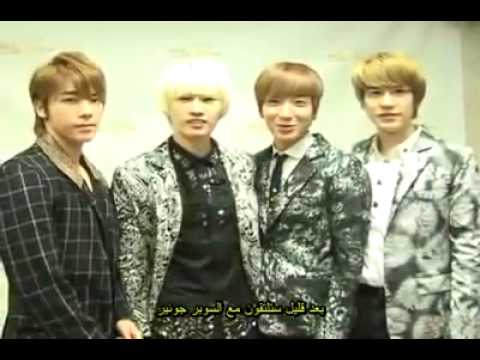 Hot 111001 KBS World Radio Arabic - SuperJunior (LT.EH.DH.KY).mp4 Must Wacht