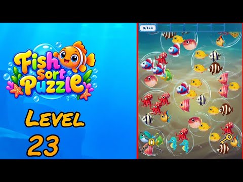 Fish Sort Puzzle Level 23 Walkthrough thumbnail