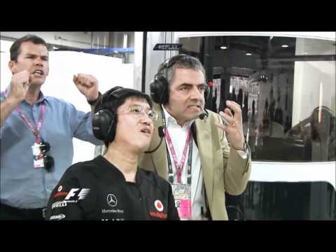 Mr. Bean is not happy