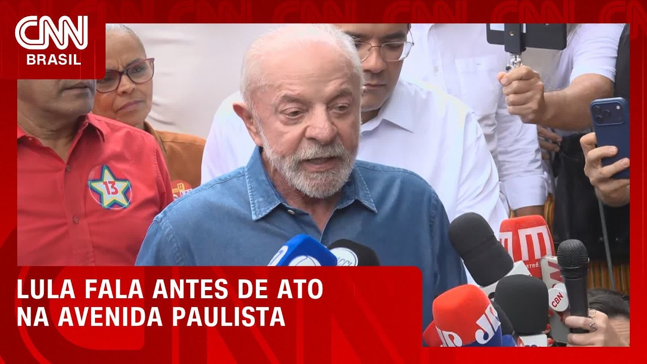 Lula vai a São Paulo participar de ato na Avenida Paulista e fala com apoiadores; veja | CNN AGORA