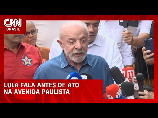 Lula vai a São Paulo participar de ato na Avenida Paulista e fala com apoiadores; veja | CNN AGORA
