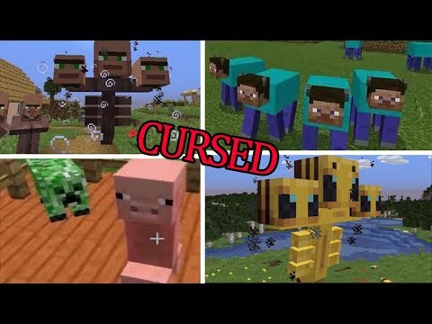 Gamers React - Minecraft Cursed Images for 10 Minutes Straight That will Make you Scream | OVER 150 PICTURES