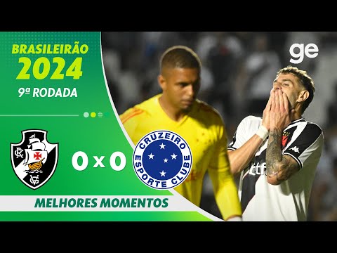 Gols e lances de Vasco da Gama x Cruzeiro