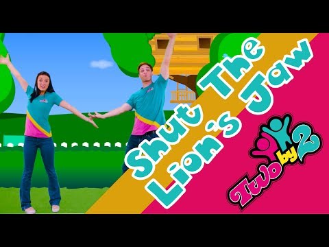 Shut the lion's Jaw. Story of Daniel and the lion's den. Fun bible songs for children. Two By 2