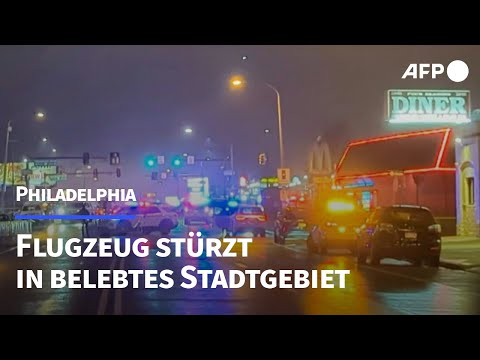 Kleinflugzeug stürzt in Philadelphia in Stadtgenbiet | AFP