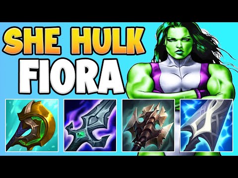 WTF RIOT!? NEW SHE-HULK FIORA BUILD IS 100% TOO POWERFUL! DO NOT MAKE HER ANGRY... - LoL Gameplay