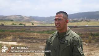 SRT Marines qualify on multiple weapons
