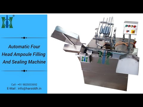 Harsiddh Engineering Co., Ahmedabad - Manufacturer of Ampoule Filling ...