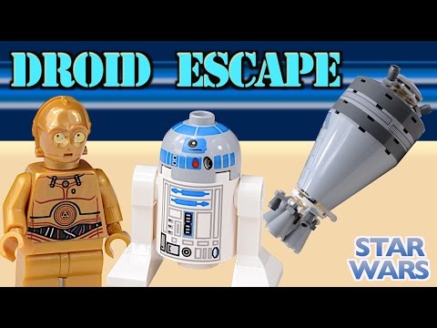 Vidéo LEGO Star Wars 9490 : La fuite des droïdes