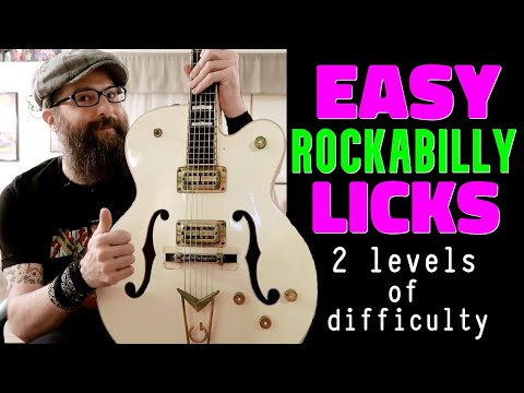 EASIEST Rockabilly Licks Ever - Guitar Lesson w/tabs