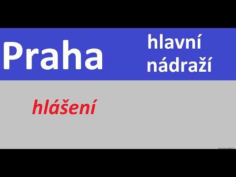 Hlášení Praha hl.n. / Kateřina Jírů