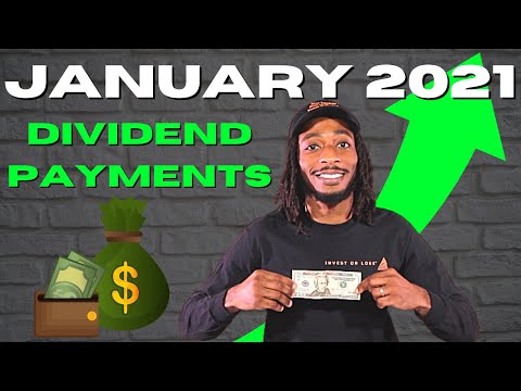 My Dividend Income From Stocks That Pay Dividends In January 2021