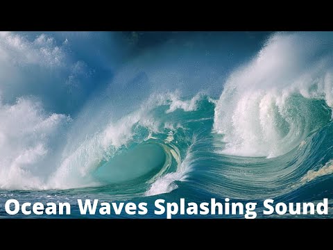 Splashing Waves All Day - Calm Ocean Waves,Ocean Waves Sounds for Deep Sleep - Black Screen