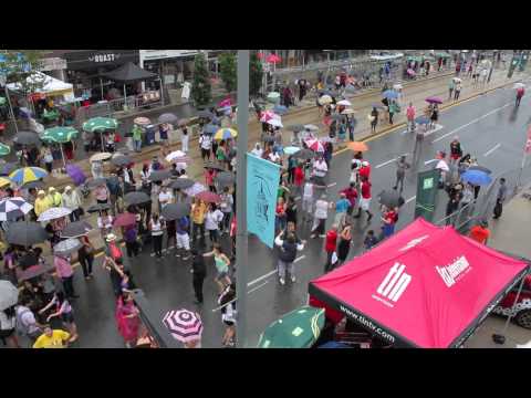 Rain Can't Stop Salsa on St.Clair!