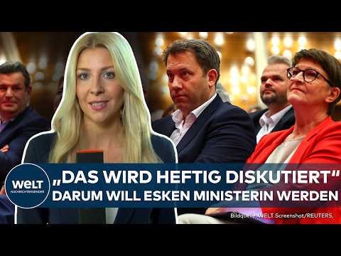 Video Thumbnail: SASKIA ESKEN: Diskussion um Personalfragen bei der SPD! Wird Saskia Esken sogar Ministerin?