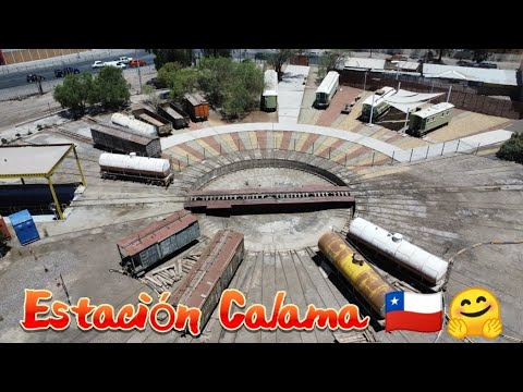 Estación Calama de ferrocarril Antofagasta Bolívia
